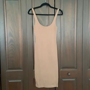 Forever 21 Neutral tone body con dress